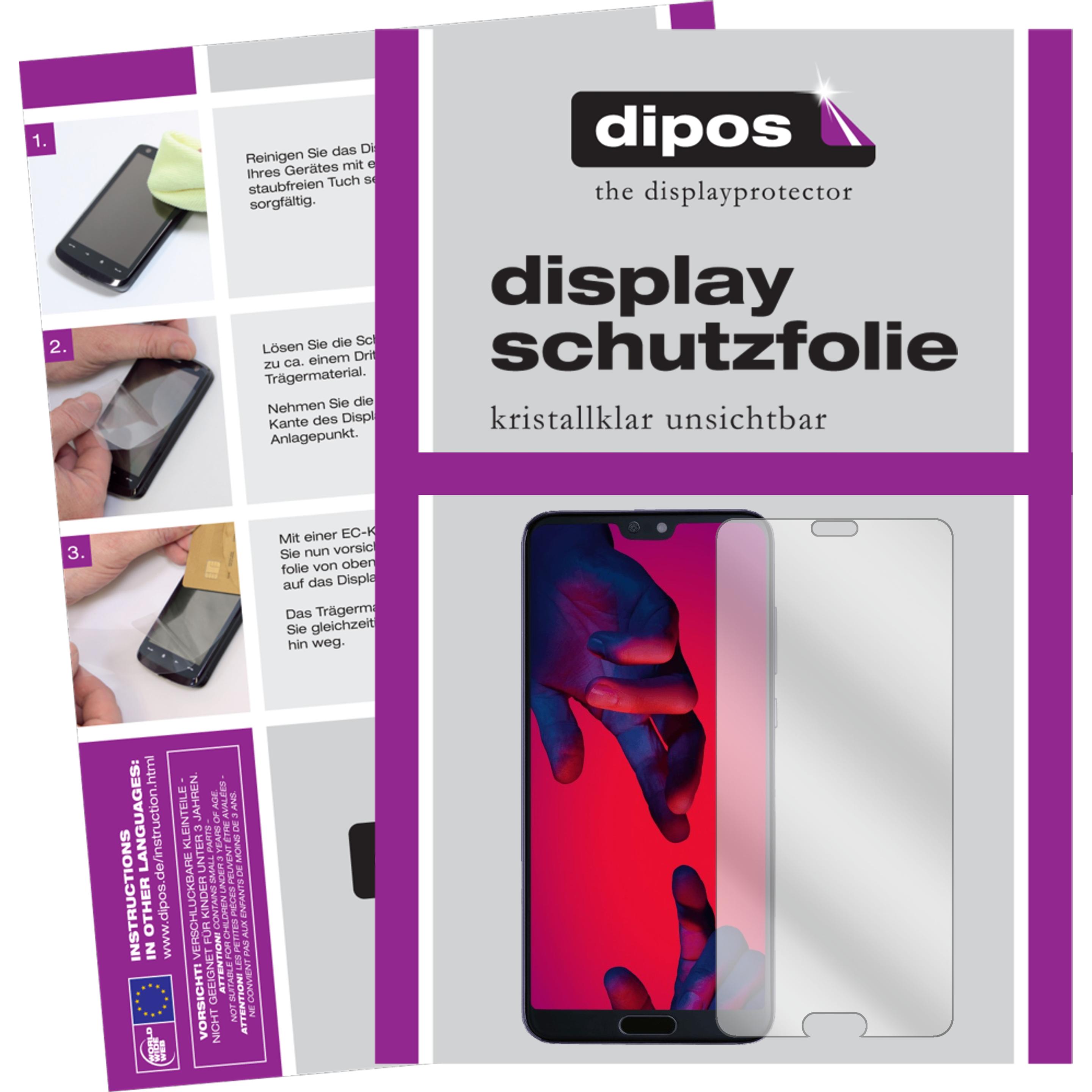 Dipos Displayschutzfolie Crystalclear (5 Stück, Huawei P20 Pro), Smartphone Schutzfolie, Transparent