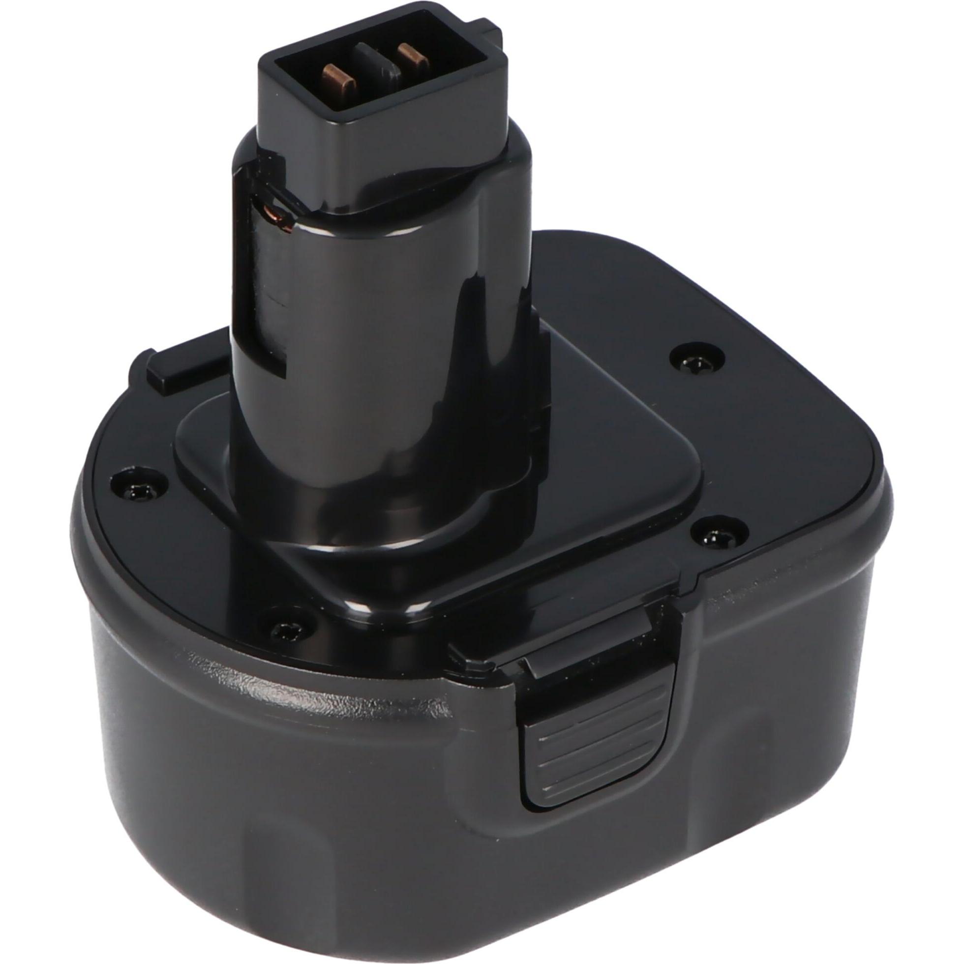 AccuCell, Werkzeugakku + Ladegerät, Akku passend für Dewalt, ELU, Berner Werkzeuge, 12V NiMH 2,0Ah (12 V)