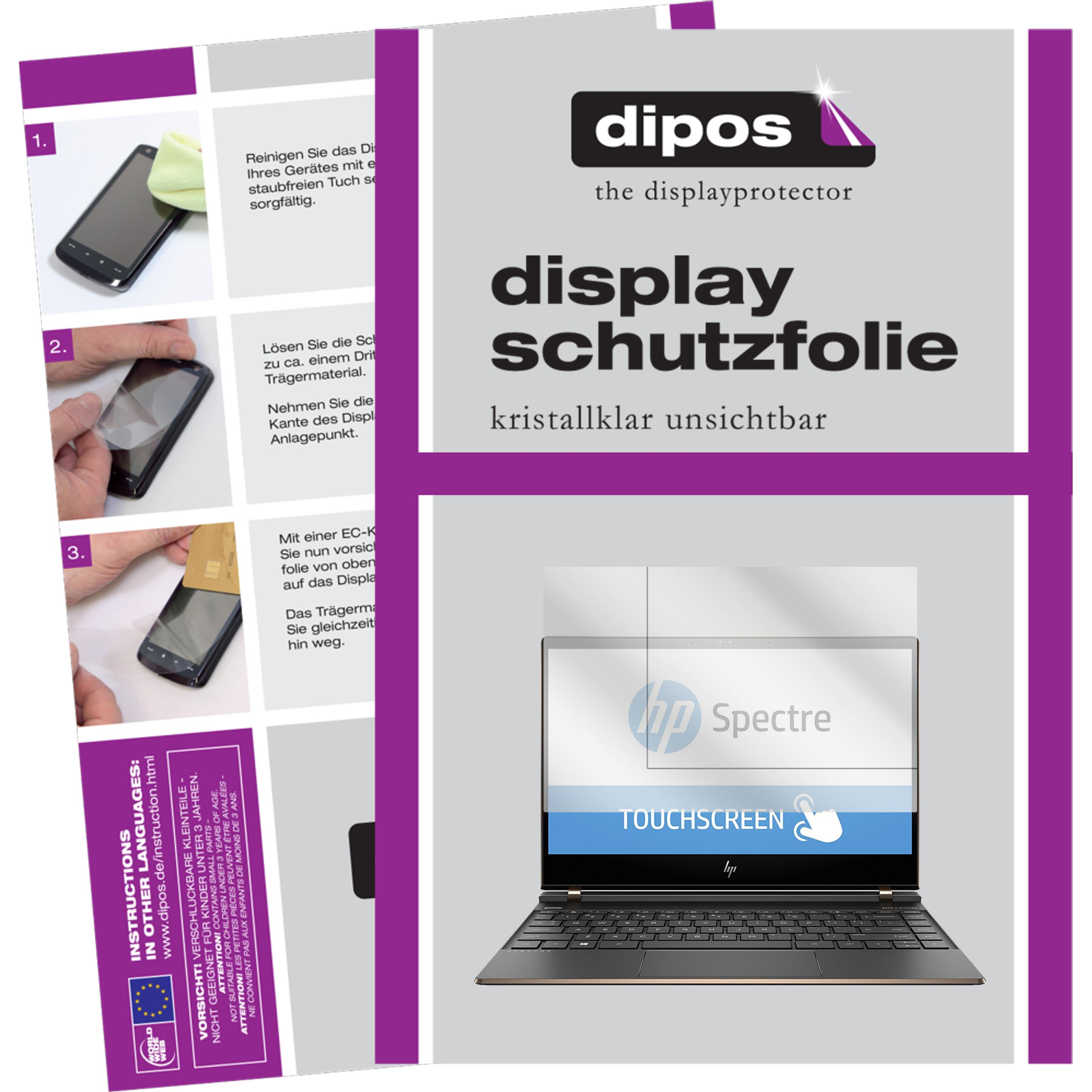 Dipos Displayschutzfolie Crystalclear (13.30", 16 : 9), Notebook Schutzfolie