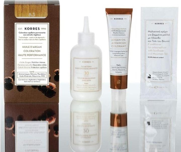 Immagine prodotto Korres Colore per capelli all'olio di argan (8.3 Biondo miele)