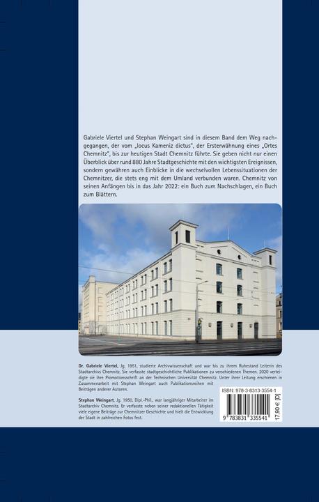 Immagine prodotto Geschichte der Stadt Chemnitz (Tedesco, Gabriele Viertel, Stephan Weingart, 2022)