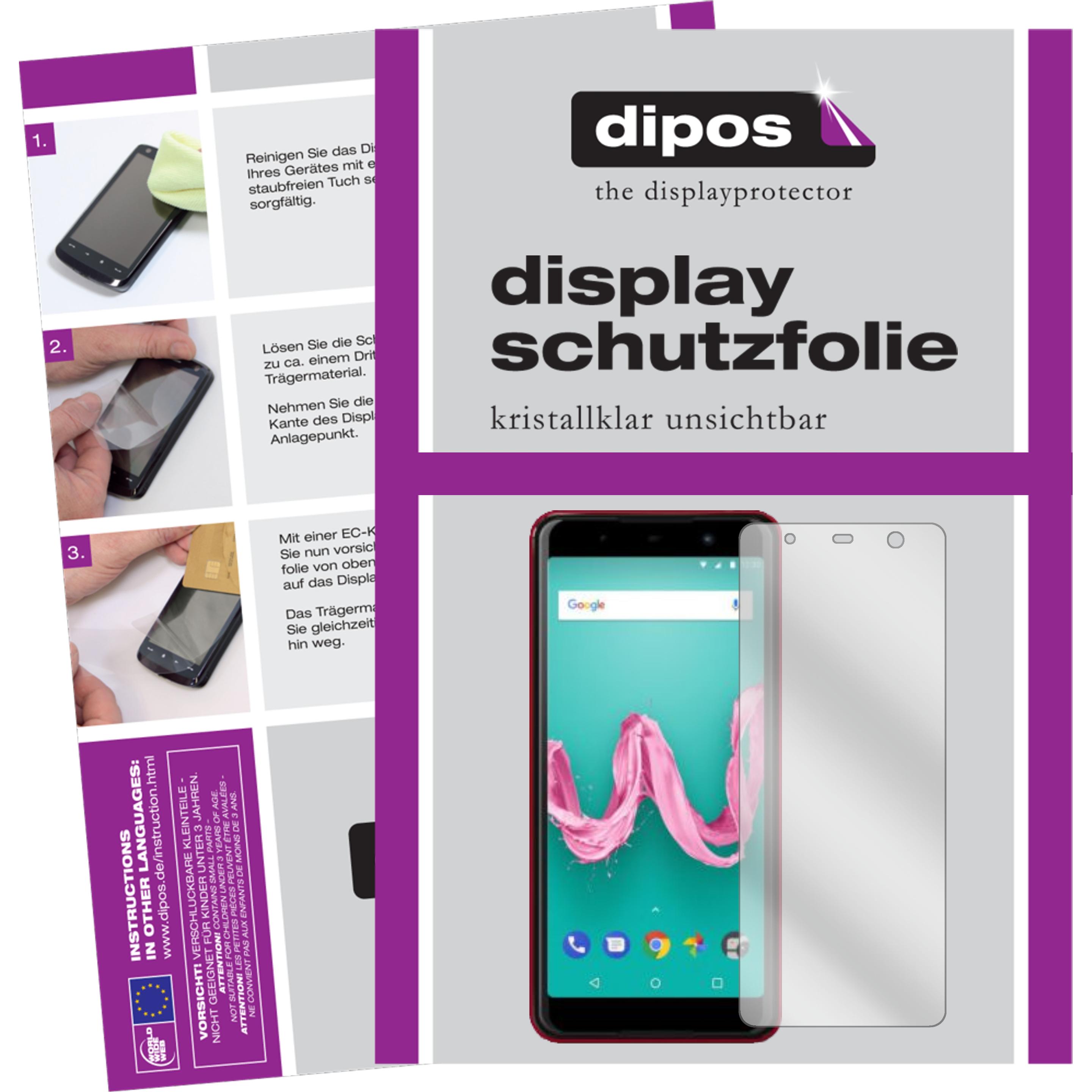 Dipos Displayschutzfolie Crystalclear (5 Stück, Wiko Lenny 5), Smartphone Schutzfolie, Transparent