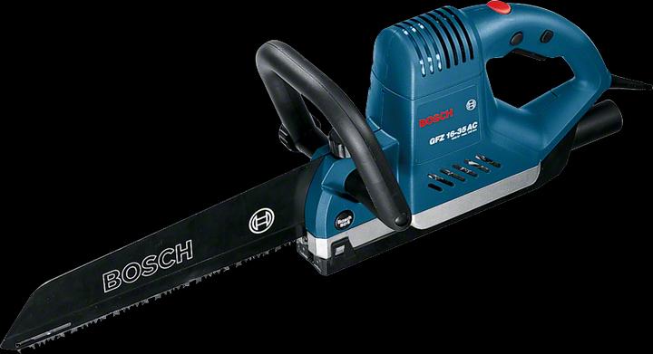 Produktbild Bosch Professional Elektrofuchsschwanz GFZ 16-35 AC, 2x Sägebl. f. Porenbet., 2x f. Holz + Kunstst.