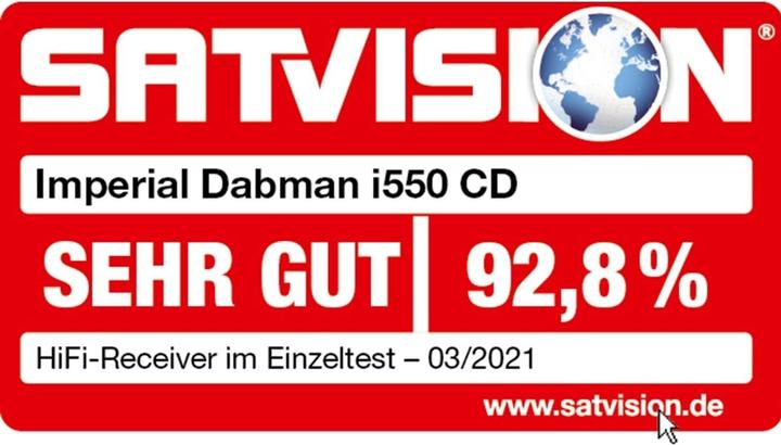 Actual product image Imperial Dabman i550 CD (DAB+, VHF, Bluetooth, Wi-Fi)