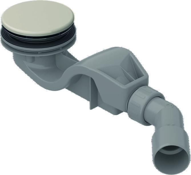 Produktbild Bette Solid 50 Ablaufgarnitur, seitlich 0,6 l/s, mit Antirutsch Pro oder Sense, B598- (Ablaufgarnitur)