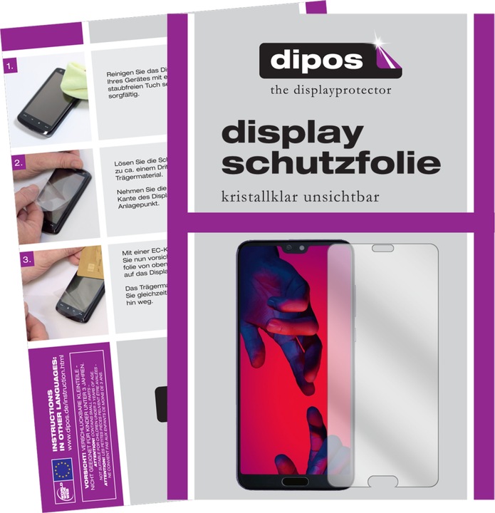 Produktbild Dipos Displayschutzfolie Crystalclear (6 Stück, Huawei P20 Pro)