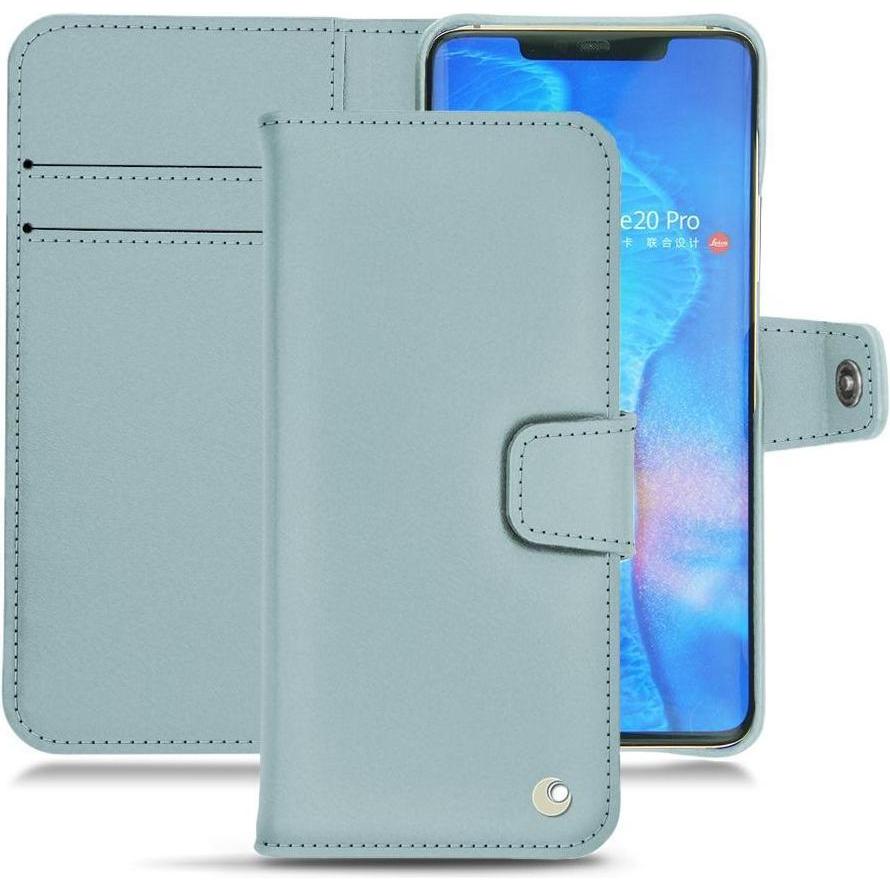 Thumbnail - Noreve Lederschutzhülle Wallet (Huawei Mate 20 Pro), Smartphone Hülle, Blau