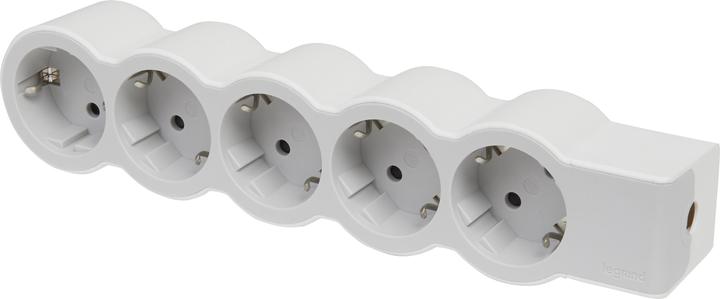 Produktbild Legrand Flache Steckdosenleiste, 5-fach Steckdose (5x, CEE 32/5)