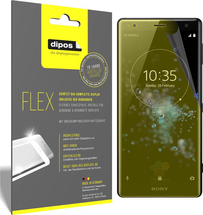 Actual product image Dipos Screen Protector Full-Cover 3D (2 pcs., Sony Xperia XZ2 Compact)