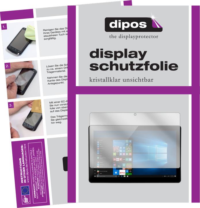 Produktbild Dipos Displayschutzfolie Crystalclear (2 Stück, Odys Fusion Win 12 Pro 2in1)