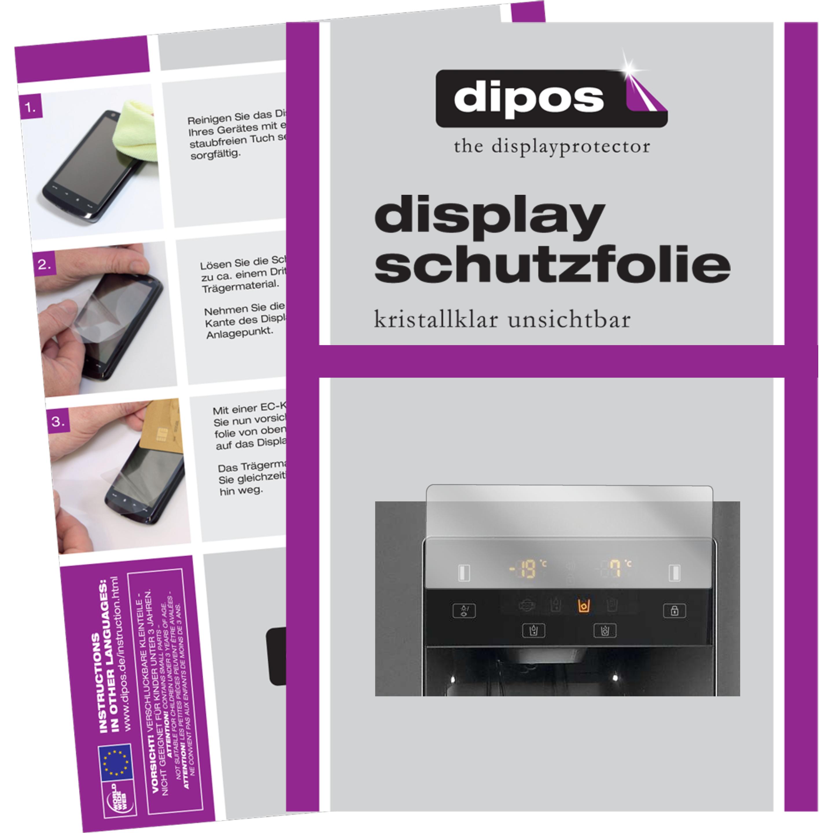 Dipos Displayschutzfolie Crystalclear (2 Stück, NRS 9182 CXB), Tablet Schutzfolie