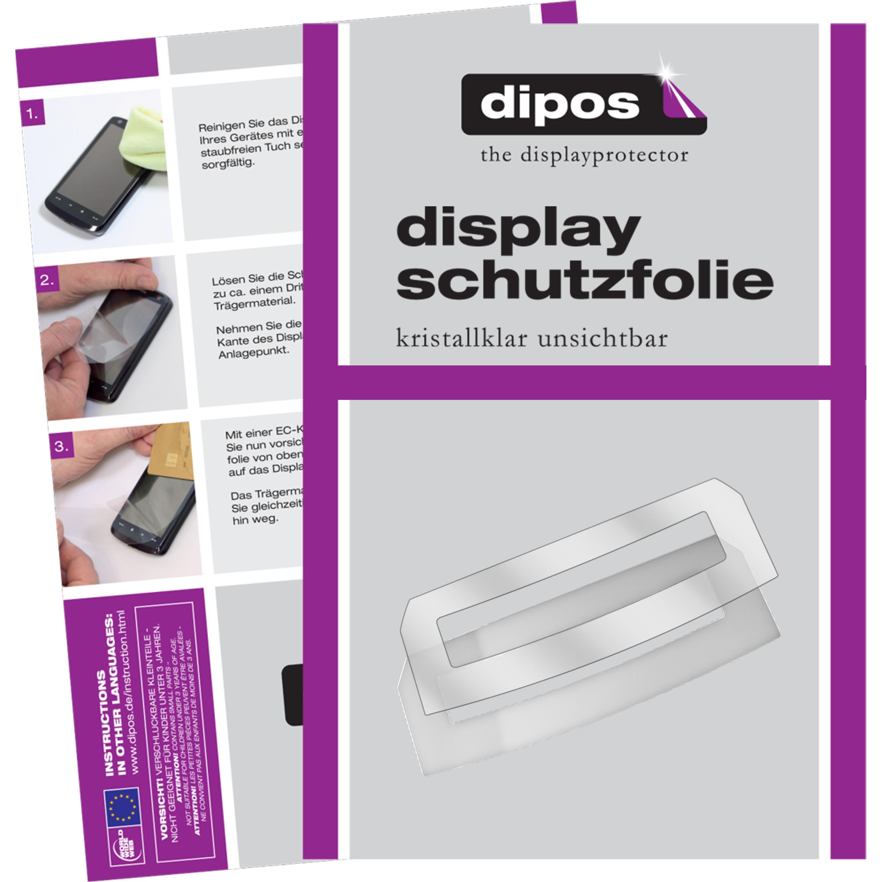 Dipos Displayschutzfolie Crystalclear, Zubehör Kaffeemaschinen, Transparent