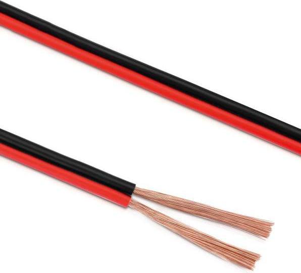 Purelink sonero câble haut-parleur 2x4,0mm², CCA 25,0m, rouge/noir (25 m, 4 mm²² mm)