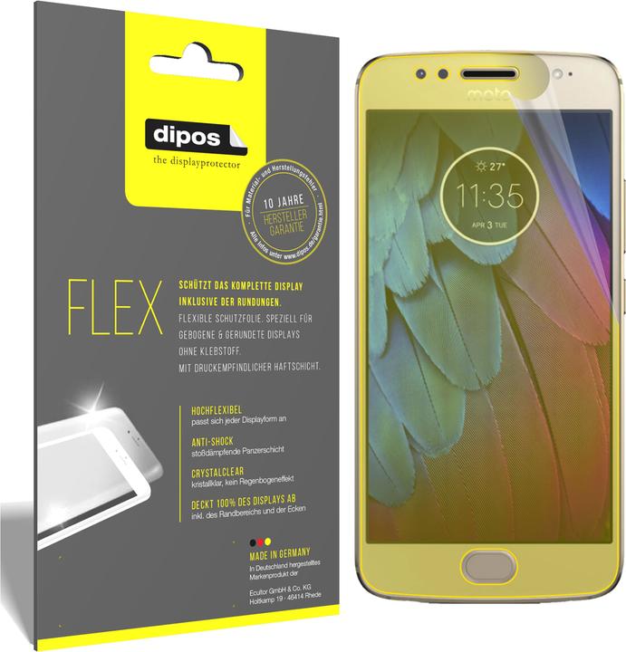 Actual product image Dipos Screen Protector Full-Cover 3D (3 pcs., Motorola Moto G5S Plus)