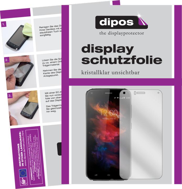 Actual product image Dipos Screen Protector Crystalclear (6 Piece, Umidigi Umi Diamond X)