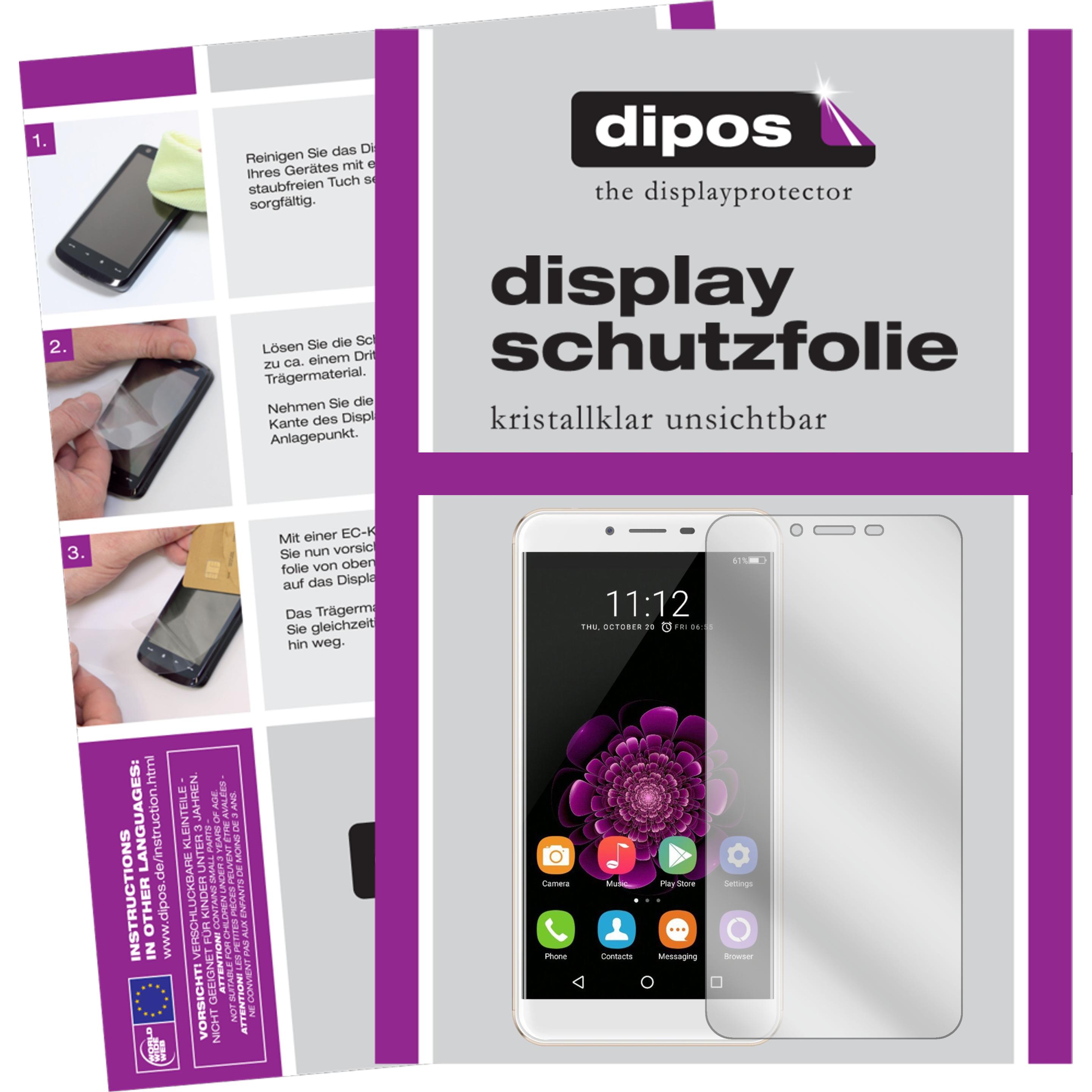Dipos Displayschutzfolie Crystalclear (6 Stück, Oukitel U15S), Smartphone Schutzfolie, Transparent