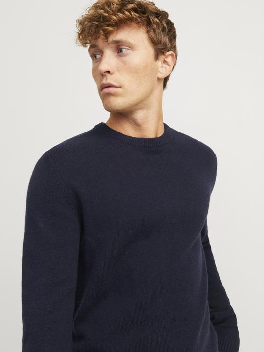 Produktbild Jack & Jones Einfarbig Strickpullover mit Rundhals Strickpullover mit Rundhals (XXL)