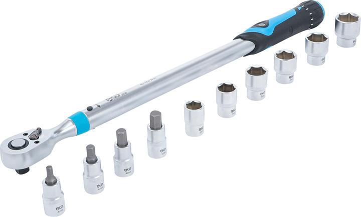 Productafbeelding BGS Momentsleutelset | aandrijfvierkant 12,5 mm (1/2") | 40 - 200 Nm | 11 stuks. (1/2", 40 Nm, 200 Nm)