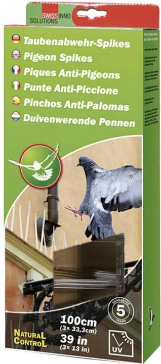 Actual product image Swissinno Pigeon repellent spikes 100cm