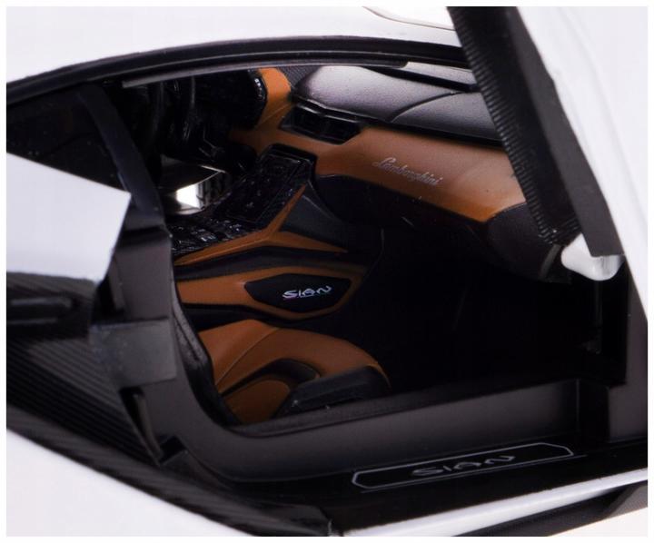 Image du produit Bburago Lamborghini Sian FKP 37 1/18 blanc/noir