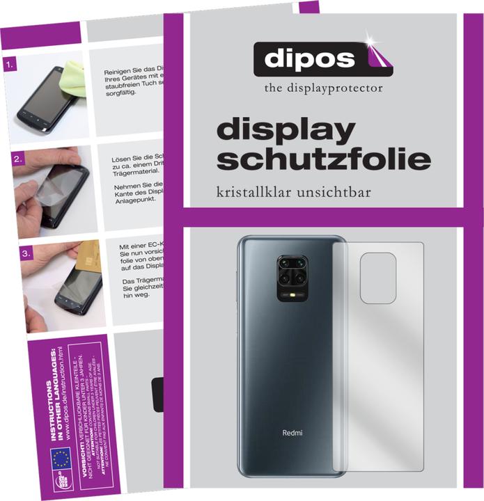 Produktbild Dipos Displayschutzfolie Crystalclear (5 Stück, Xiaomi Redmi Note 9S)