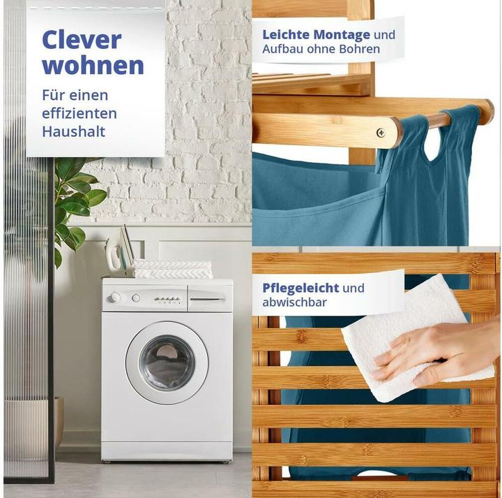 Actual product image Lumaland Wäschekorb (60 l)