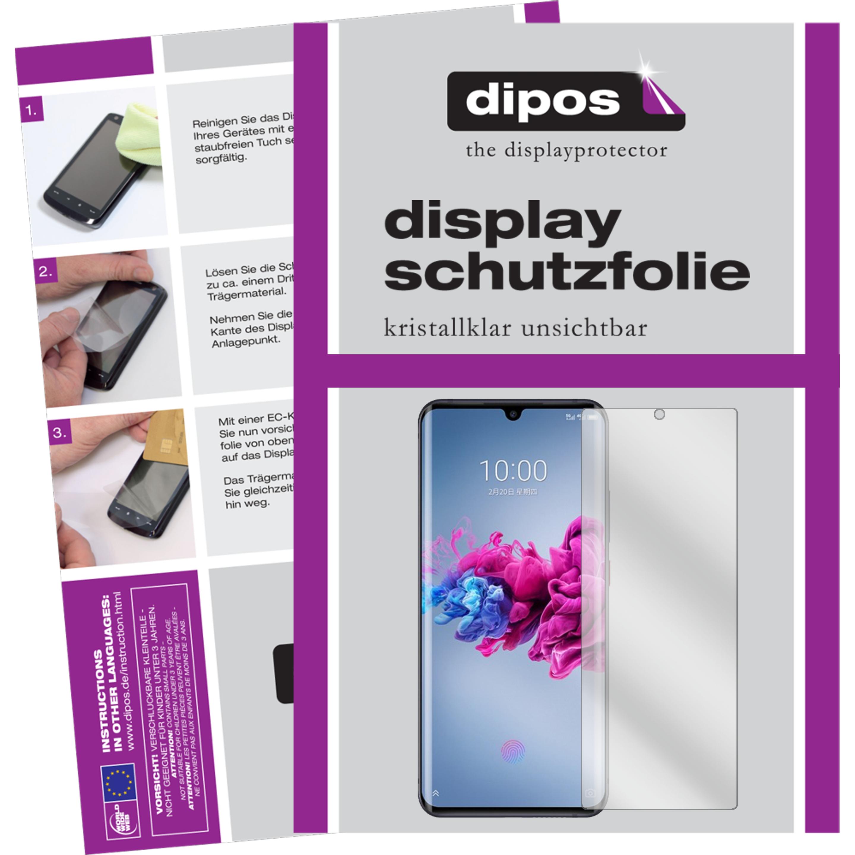 Thumbnail - Dipos Displayschutzfolie Crystalclear (2 Stück, ZTE Axon 11), Smartphone Schutzfolie, Transparent
