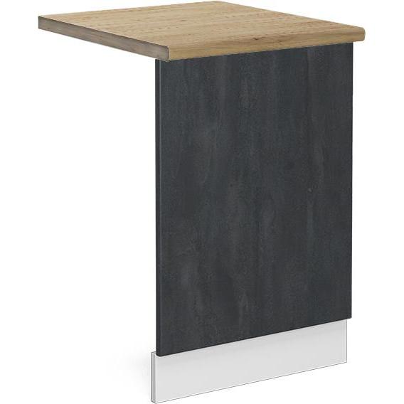 Vicco Küchenmöbel R-Line, Geschirrspüler Zubehör, Schwarz