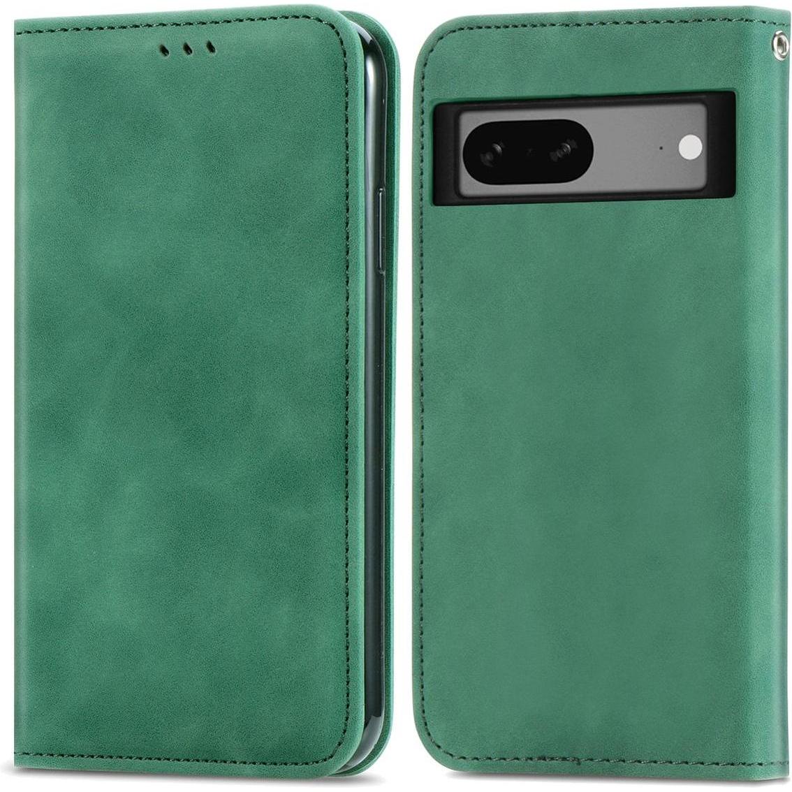 König Design Hülle Handy Schutz für Google Pixel 7A Case Cover Klapp Tasche Wallet Etuis Neu (Google Pixel 7a), Smartpho...
