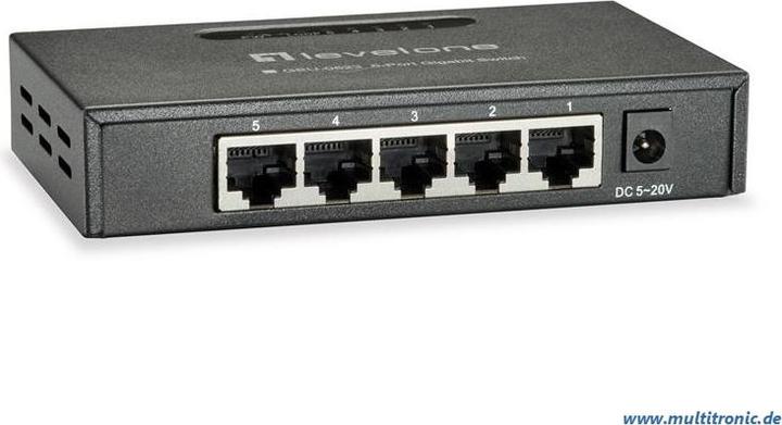 Produktbild LevelOne Switch 5x GE GEU-0523 (5 Ports)