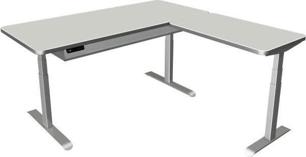 Image du produit Kerkmann TABLE MOVE4 LIFT GRIS CLAIR L : 1800 ANNEXE L : 1000