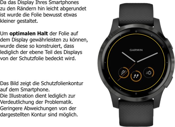 Produktbild Dipos Crystalclear (vivoactive 4S)