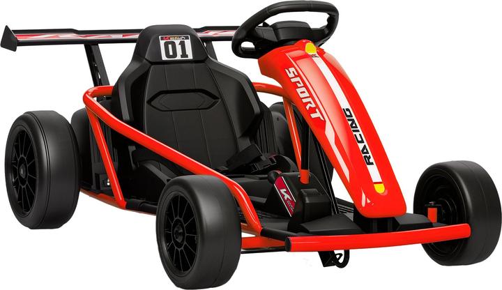 Aiyaplay Kinder Elektro Gokart Kunststoff, Metall Rot