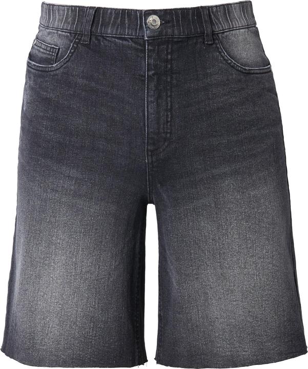 Immagine prodotto Studio Untold Bermuda di jeans con taglio della gamba ampio e orlo sfrangiato (50)