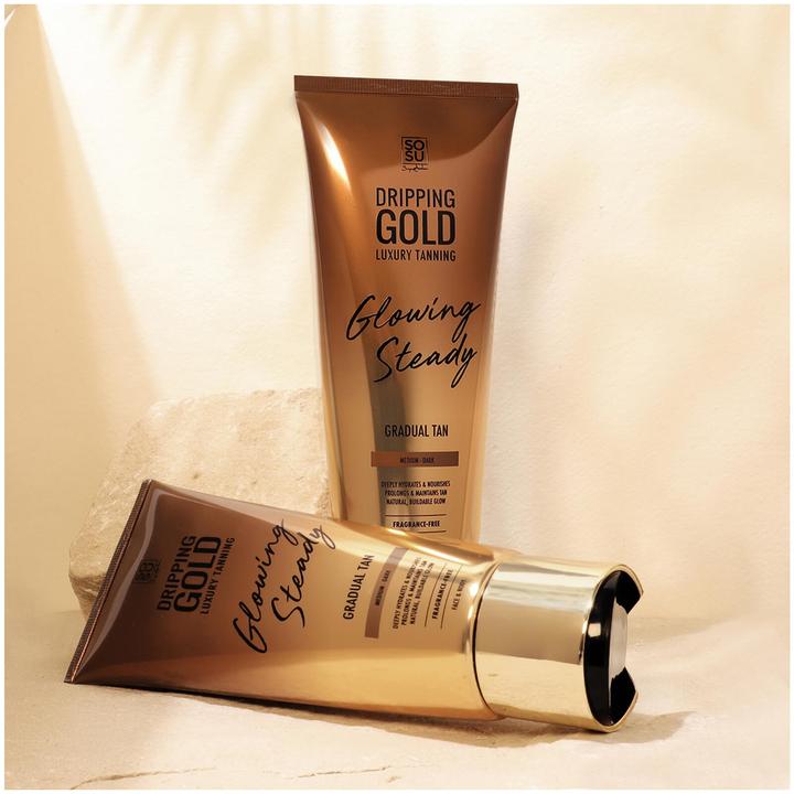 Produktbild Sosu Glowing Steady Gradual Tan - Self-tanning Cream - 200ml (Selbstbräunungscreme, 200 ml)