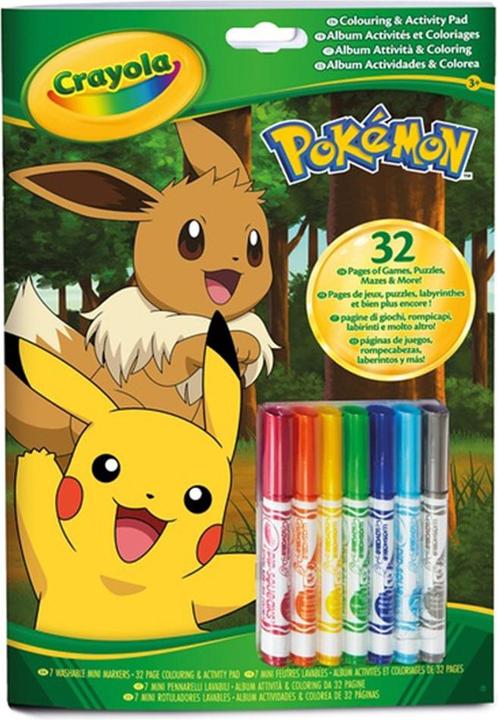 Crayola Creatief Pokemon Activiteitenalbum en