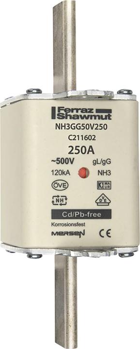 Actual product image Mersen NH fuse link (250 A)