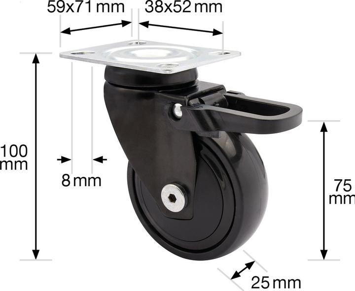 Produktbild Wagner System Lenkrollen