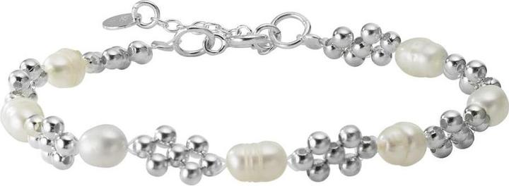 Produktbild Bijouteria Armband (20 cm, Silber 925, Süsswasserperle, Nylon)