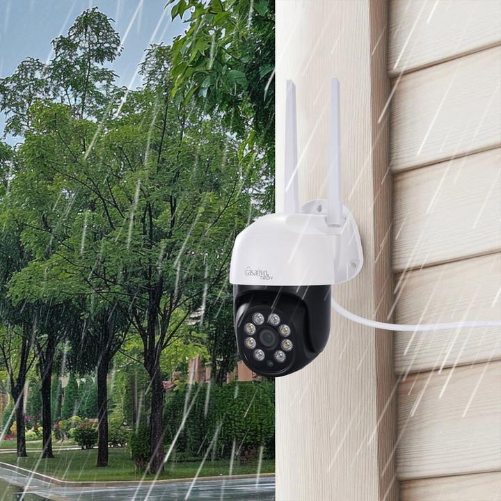 Casativo WLAN Outdoor Überwachungskamera 2K: IP66, Pan-Tilt (2304 x 1296 Pixels)