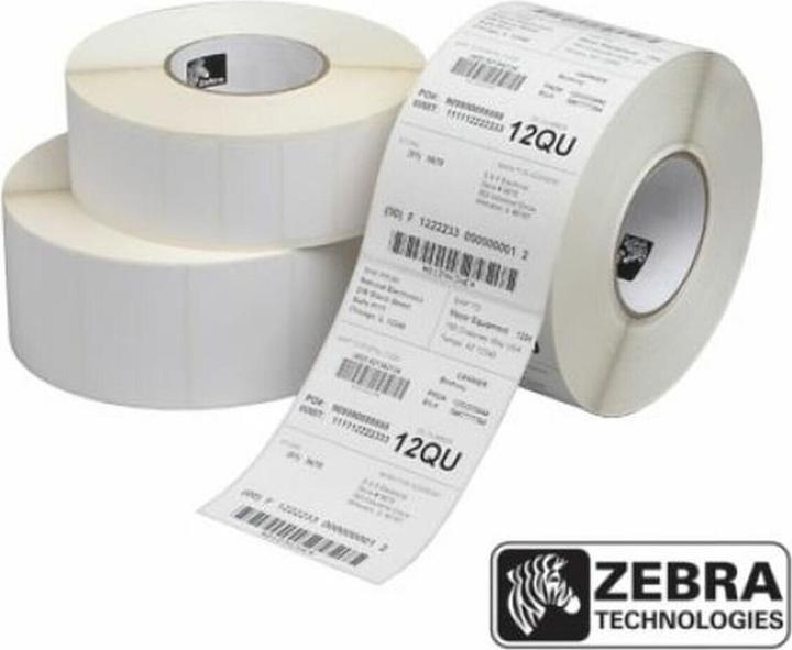 Immagine prodotto Zebra Z-Select 2000T - opaco - adesivo acrilico permanente - rivestito - perforato - bianco - 102 x 1 (10.20 cm)