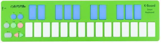 Actual product image Keith McMillen K-Board MIDI Controller Lime (Keyboards)