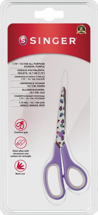 Singer Ciseaux à tout faire, lilas, 19.7cm (19.70 cm)