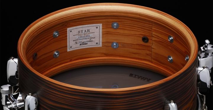 Immagine prodotto Tama TLJC146-BOC STAR Reserve Rullante solido 14 x 6 pollici Cedro oliato e bruciato (Tamburo acustico)