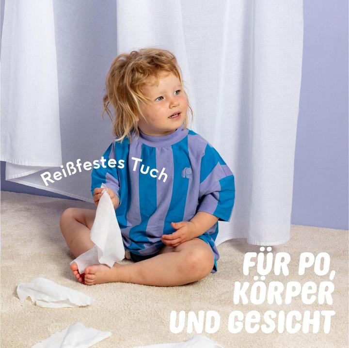 Image du produit Naïf lingettes lotion pour bébés sans plastique (432 pièce(s))