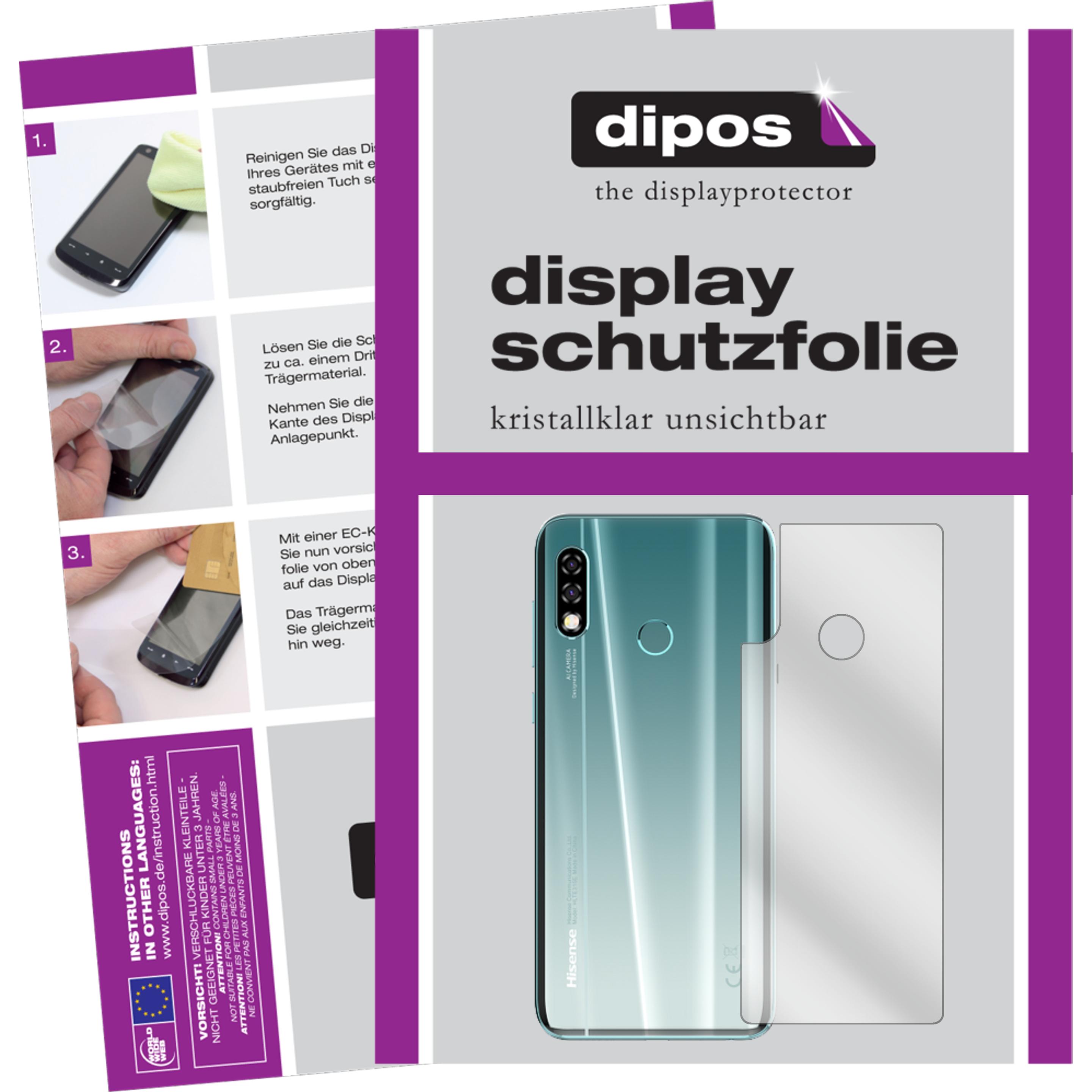Dipos Displayschutzfolie Crystalclear (5 Stück, Hisense Infinity H30), Smartphone Schutzfolie, Transparent