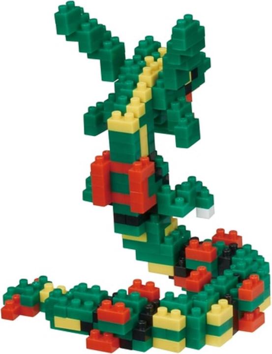 Actual product image Pokémon Rayquaza Nanoblock
