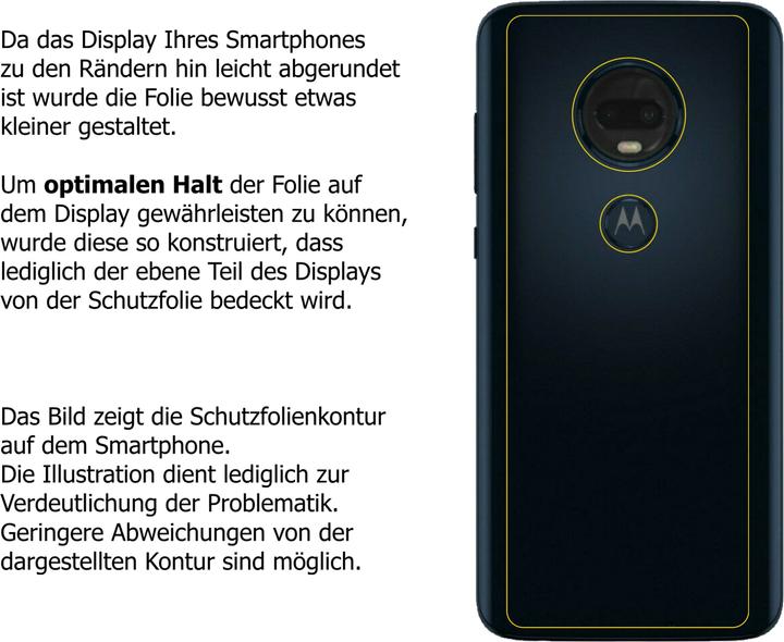Produktbild Dipos Displayschutzfolie Crystalclear (1 Stück, Motorola Moto G7)