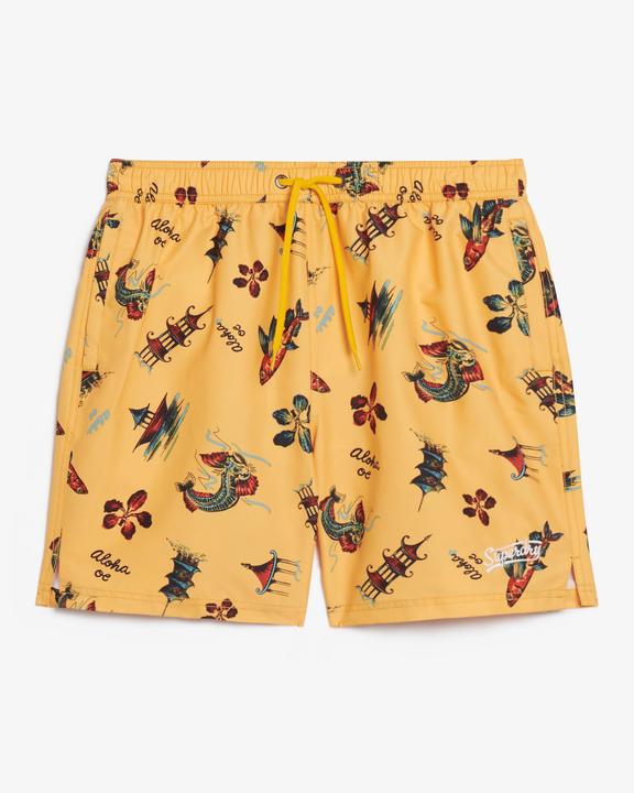 Produktbild Superdry Badehose mit Hawaii-Print (M)