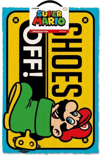 Image du produit Pyramid Super Mario Paillasson Shoes Off (60 x 60 cm)